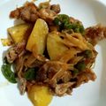 つよまり's cooksnap of when they made 絶品！豚こまとポテトのバター醤油おかか.