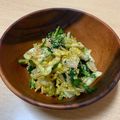 にっ06's cooksnap of when they made 簡単美味しい！白菜と春菊のサラダ.