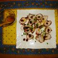 White☆Lily's cooksnap of when they made 簡単♪タコのカルパッチョ.