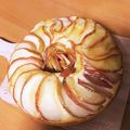 クックYNPCUY☆'s cooksnap of when they made うっとり☆りんごのお花ケーキ.