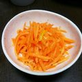 ひなたのねこやなぎ's cooksnap of when they made 和テイスト　ゆず風味のキャロットラペ.