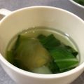 kinako10's cooksnap of when they made チンゲンサイと春雨のスープ.