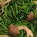 ねみねみ's cooksnap of when they made 豆苗とシメジのささっと炒め.