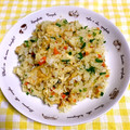 クリちゃん0309's cooksnap of when they made 卵なし！油揚げが美味しい和風カレー炒飯.