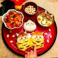 なつき☆ミ's cooksnap of when they made 節分♬おたふくちゃん♡キャラ弁.
