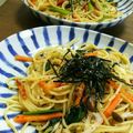 SoMiNemama's cooksnap of when they made ツナと小松菜で和風パスタ.