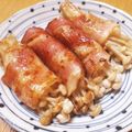 kaori238's cooksnap of when they made 超簡単！えのきのベーコン巻き.