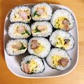 minmit's cooksnap of when they made 恵方巻きにも！唐揚げ海苔巻き.