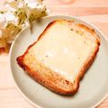 sweet♡miny's cooksnap of when they made 練乳チーズトースト♪簡単.