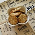 10りい's cooksnap of when they made オートミールと押し麦のチーズクッキー.