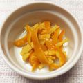 ほあちん's cooksnap of when they made みかんの皮で簡単★オレンジピール.