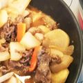 あつみ。。's cooksnap of when they made 牛肉とじゃがいもと大根で♪コチュジャン煮.