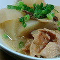 いくちゃん★'s cooksnap of when they made 鶏皮と大根の煮物.