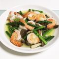 皿洗いパパ's cooksnap of when they made エビとアスパラのバター炒め.