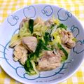 クリちゃん0309's cooksnap of when they made レンジで簡単。鶏もも肉の長ネギ塩ダレ蒸し.