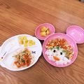 aya☆moko's cooksnap of when they made 大人取り分け汁だく親子丼★離乳食完了期～.