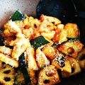 えりか615's cooksnap of when they made レンコンとかぼちゃの甘酢炒め.