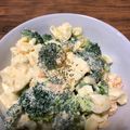 ★non's cooksnap of when they made ブロッコリーとゆで卵のサラダ.