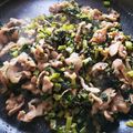 rpandachan's cooksnap of when they made 【作りおき】大根の葉と豚肉の甘辛炒め.