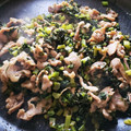 rpandachan's cooksnap of when they made 【作りおき】大根の葉と豚肉の甘辛炒め.