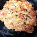1男4女のママ's cooksnap of when they made 減量の為の蜜柑皮＊納豆＊白菜のお好み焼き.