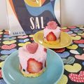 カバゴン's cooksnap of when they made 苺ムースケーキ♪.