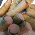 パプワmama's cooksnap of when they made おさかなソーセージのチーズ春巻.