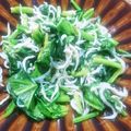 プルプルプルメリア's cooksnap of when they made 包丁もまな板いらず☆ほうれん草シラス炒め.