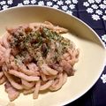 eripad61's cooksnap of when they made 簡単☆たらこパスタ風☆たらこうどん.