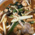 megomo's cooksnap of when they made 暖か！とろとろ～☆キムチうどん.