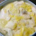 tentomaru's cooksnap of when they made 白菜とたらのミルク煮.