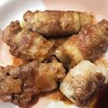 kyoraitai's cooksnap of when they made ◎豚肉のねぎ巻きポン酢焼き.