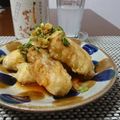 ダイナマイト漆黒's cooksnap of when they made タラの天ぷら！油淋ソース.