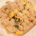 初めての育児生活's cooksnap of when they made 食欲up♪「梅しらすパラパラ炒飯」.