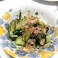 あんころにゃ〜ん's cooksnap of when they made 【簡単】居酒屋風 やみつききゅうり.