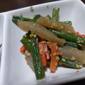 nori1984's cooksnap of when they made いんげん　人参　蒟蒻の三色きんぴら！.