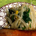 こうきとだいきママ's cooksnap of when they made もやしとほうれん草とコーンの中華サラダ.