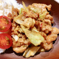 9ma83's cooksnap of when they made 豚こま肉とキャベツのピリ辛みそ炒め.