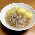 sunsunよっぴい's cooksnap of when they made 肉団子とキャベツのスープ煮.