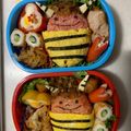 クック3O3T49☆'s cooksnap of when they made 節分に　鬼っ子弁当2012（キャラ弁）.
