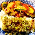 earth。's cooksnap of when they made タラのムニエル＊ねぎたっぷり香味ソース.