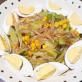 みきてぃ3929's cooksnap of when they made ゆで卵のキャベツもやしとろみあんかけ❤.