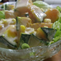 たじ満塁's cooksnap of when they made エビマヨソースのサラダ.