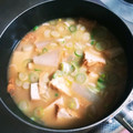 ジュン0509's cooksnap of when they made 大根と厚揚げの味噌汁〜(o˘◡˘o)♡.