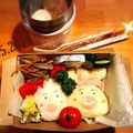 イシポン's cooksnap of when they made おでんくんのキャラ弁.