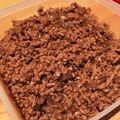 レイディー００００１'s cooksnap of when they made 牛ごぼうそぼろ.