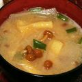 ☆とらねこトラちゃん's cooksnap of when they made ♢なめこのお味噌汁♢えのきと油あげと大根.