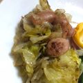 やーしー's cooksnap of when they made ☆レタス救済　ソーセージと一緒に☆.