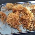 モモミコ's cooksnap of when they made ノンフライヤー エアフライ 自家製揚げ麺.