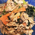 クックSHCHTZ☆'s cooksnap of when they made ☆簡単♪小松菜と豚肉のオイマヨ炒め☆.